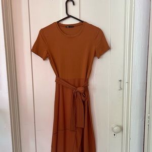 Zara Tee Shirt Maxi Dress